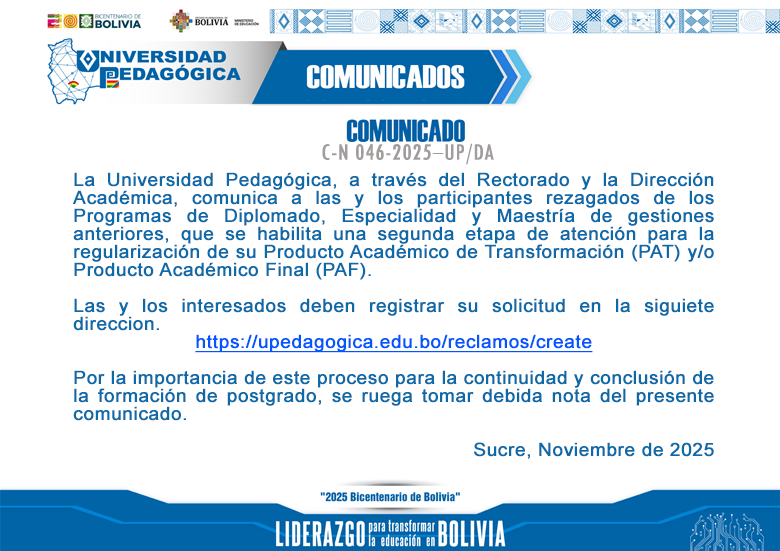 COMUNICADO